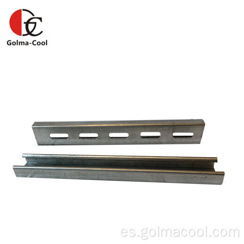 Canal C de perfil de acero galvanizado de metal laminado en caliente